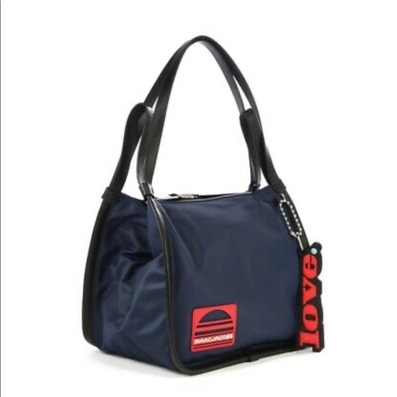 Marc Jacobs Sport Nylon tote bag - blue sea - Picture 5 of 7
